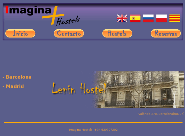 www.imaginahostels.com