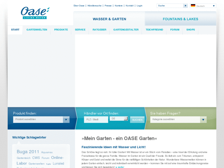 www.oase-gartenwelt.com