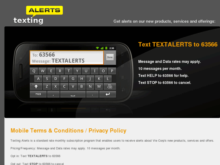 www.textingalerts.info