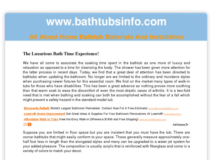 www.bathtubsinfo.com