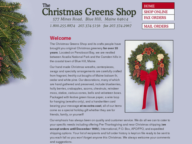 www.christmasgreensshop.com