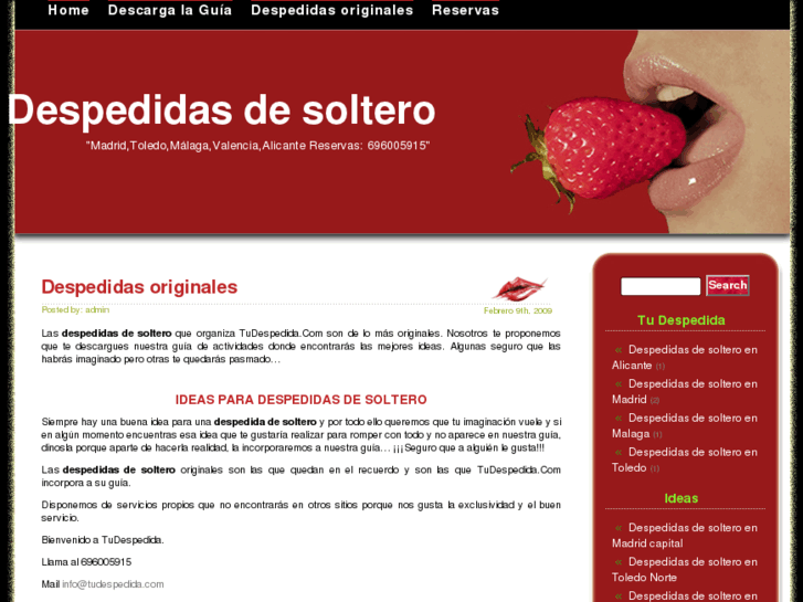 www.despedidasdesolterox.com