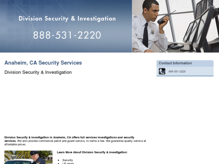 www.divisionsecurityandinvestigationca.com