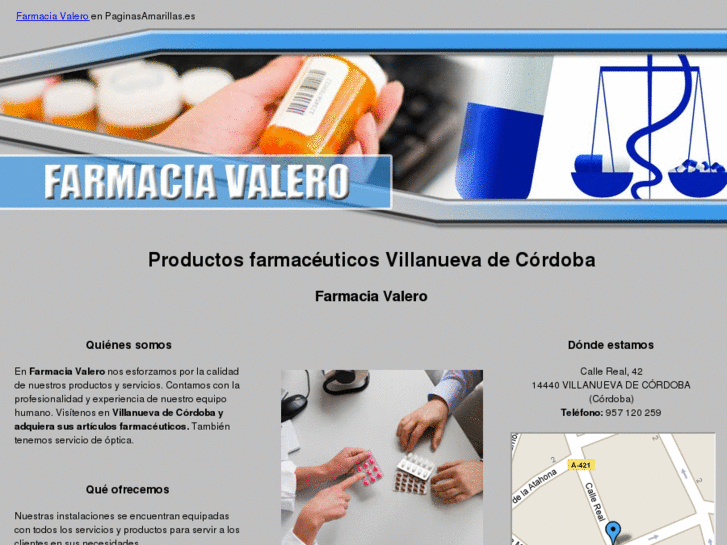 www.farmaciavalerovillanuevadecordoba.com