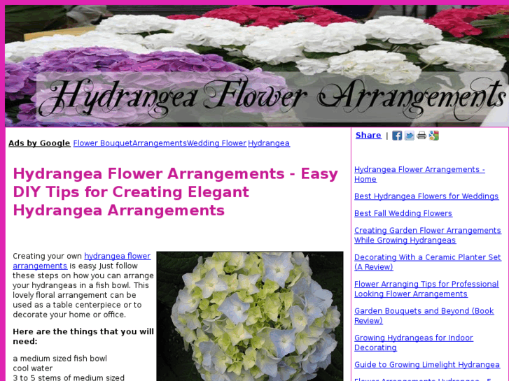 www.hydrangeaflowerarrangements.org