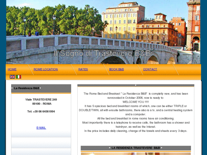 www.ilsognoditrastevere.com