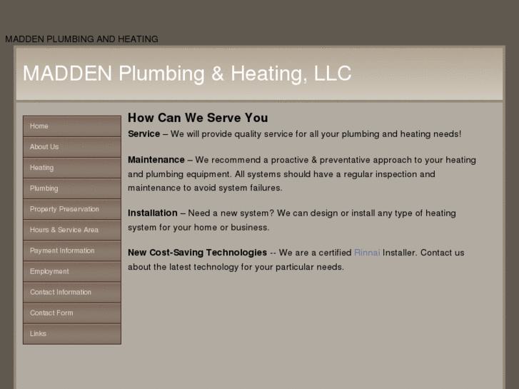 www.maddenplumbingandheating.com