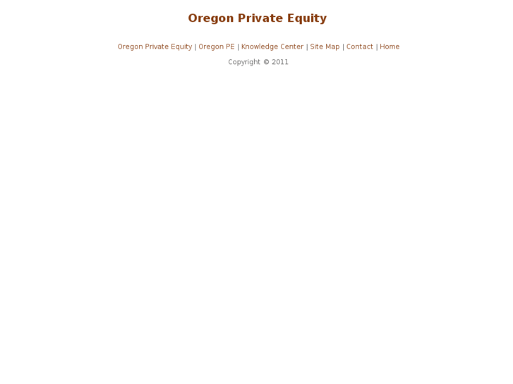 www.oregonprivateequity.com