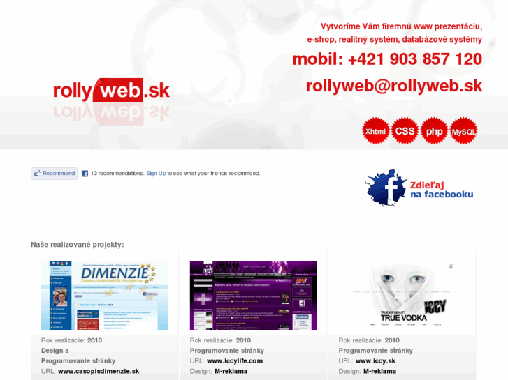 www.rollyweb.sk