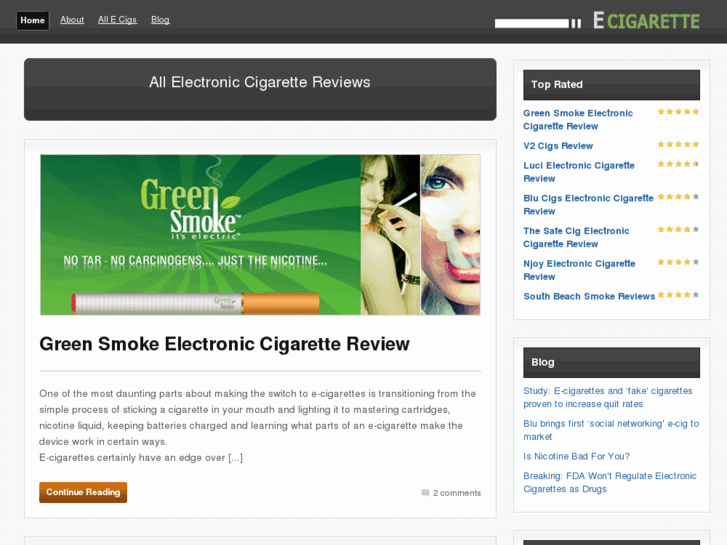 www.allelectroniccigarettereviews.com