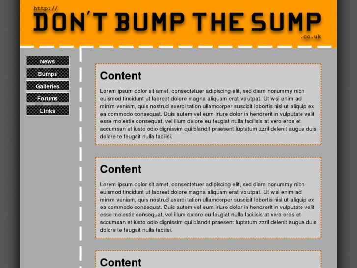 www.dontbumpthesump.com