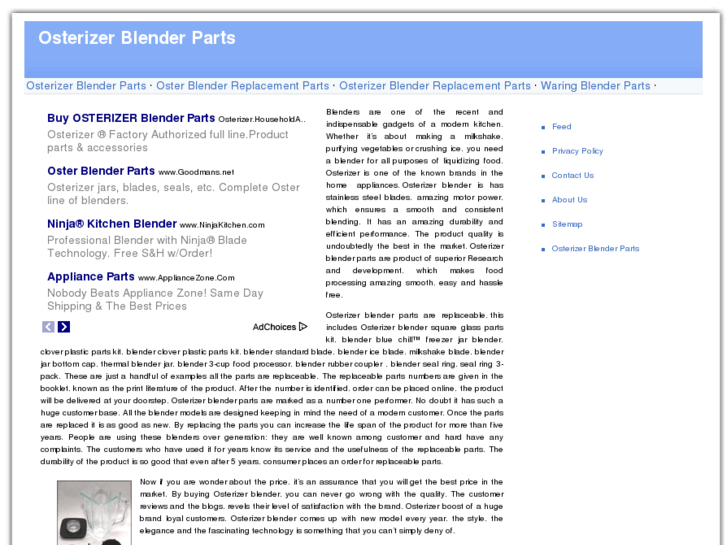 www.osterizerblenderparts.net