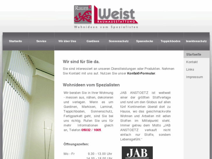 www.raumausstattung-weist.de