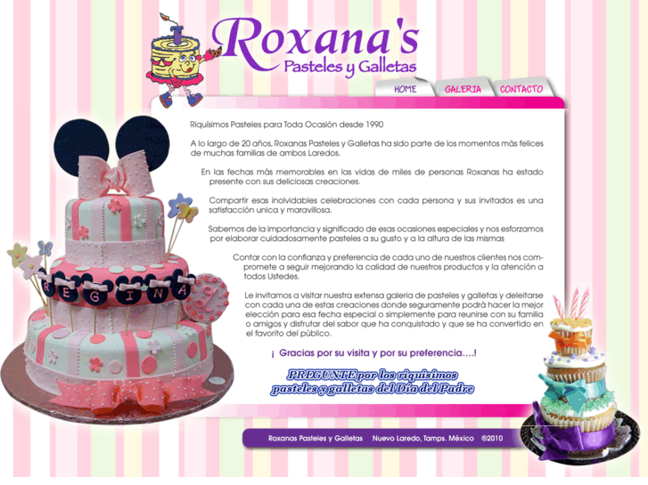 www.roxanaspastelesygalletas.com