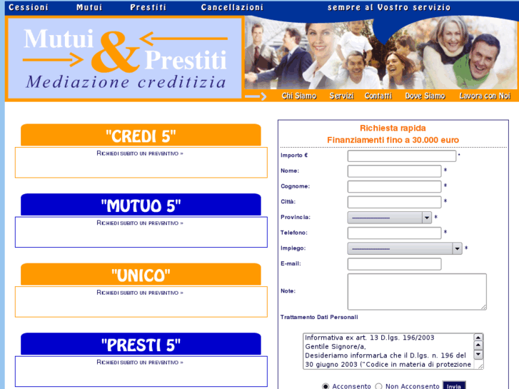 www.serviziocrediti.it