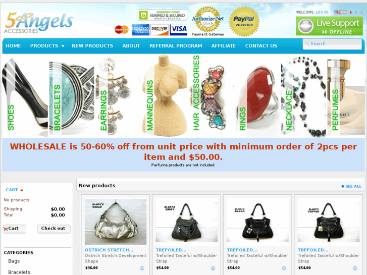 www.5angelsaccessories.com