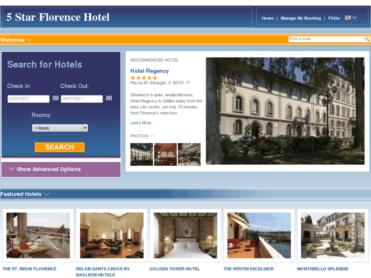 www.5starflorencehotel.com