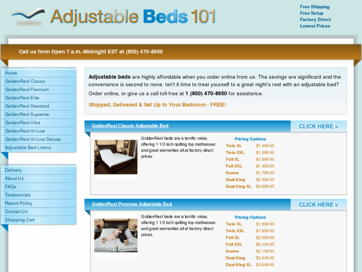 www.adjustable-beds-adjustable-bed.com