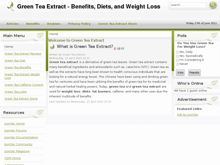 www.greenteaextract.org