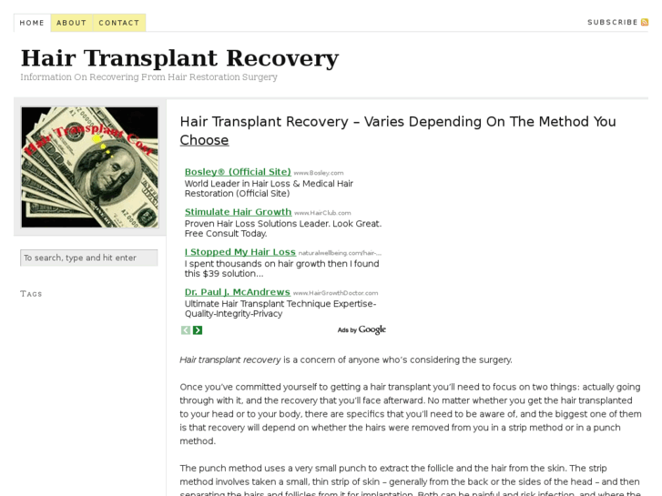 www.hairtransplantrecovery.com