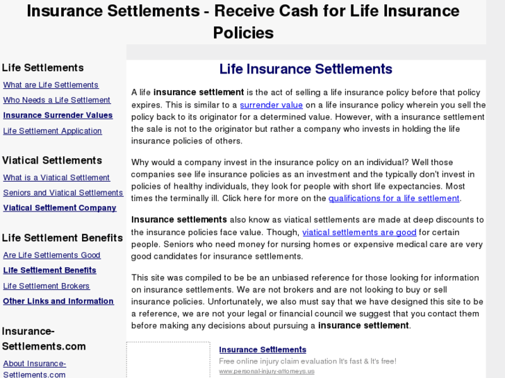 www.insurance-settlements.com