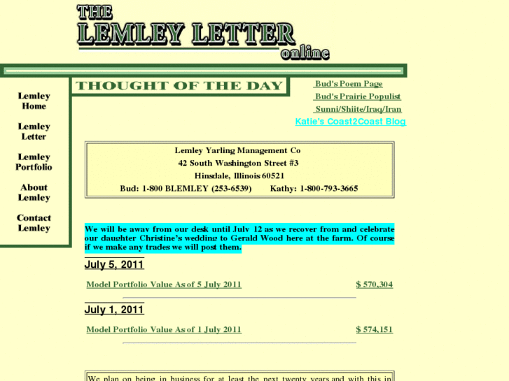 www.lemleyletter.com