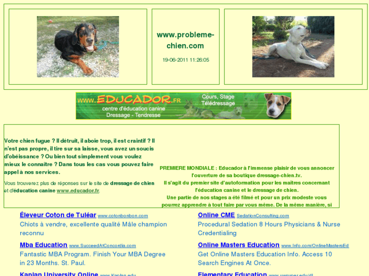 www.probleme-chien.com