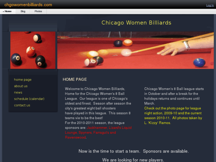 www.chgowomenbilliards.com