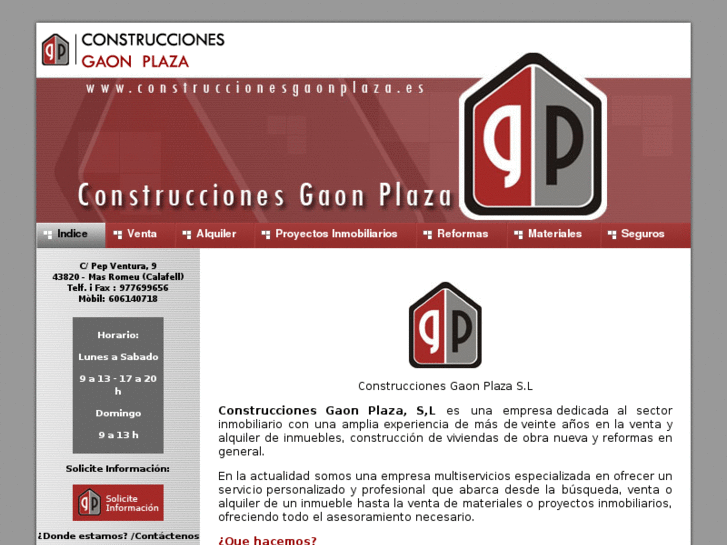 www.construccionesgaonplaza.es