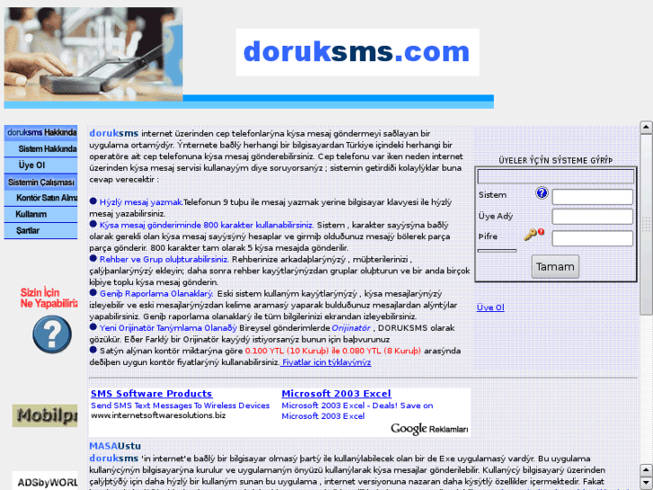 www.doruksms.com