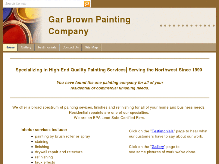 www.garbrownpainting.com