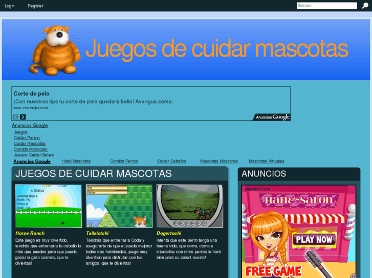 www.juegosdecuidarmascotas.com