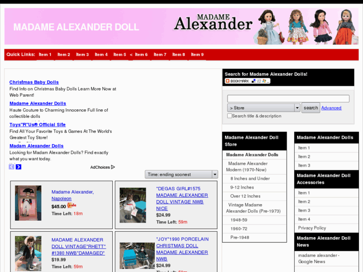 www.madame-alexander-doll.com