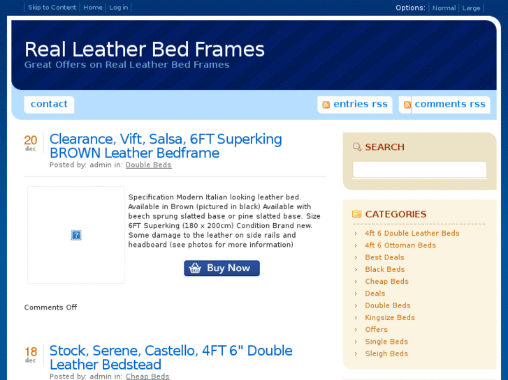 www.realleatherbedframes.info