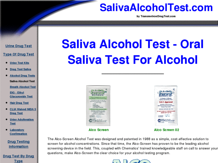 www.salivaalcoholtest.com