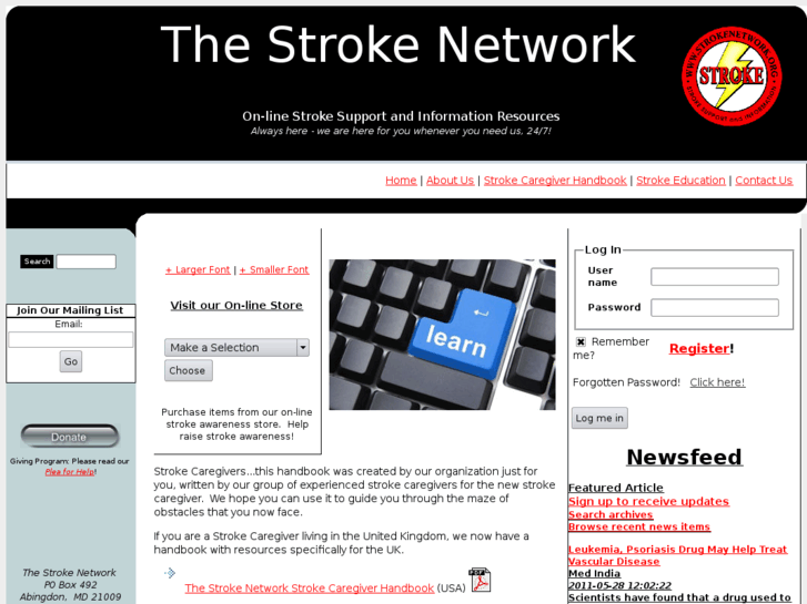 www.strokecaregiver.org