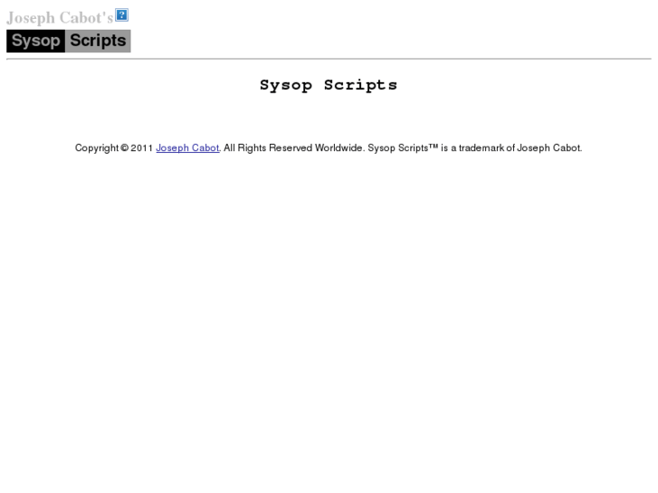 www.sysopscripts.com