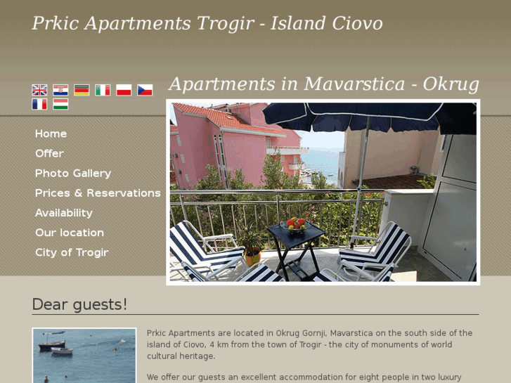 www.apartments-prkic-trogir.com