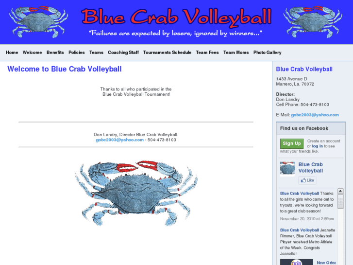 www.bluecrabvolleyball.com