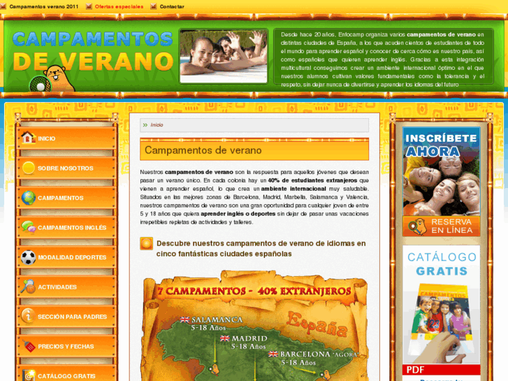 www.campamentosdeverano.org