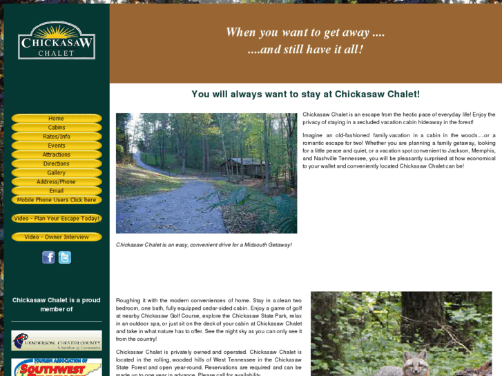 www.chickasawchalet.com