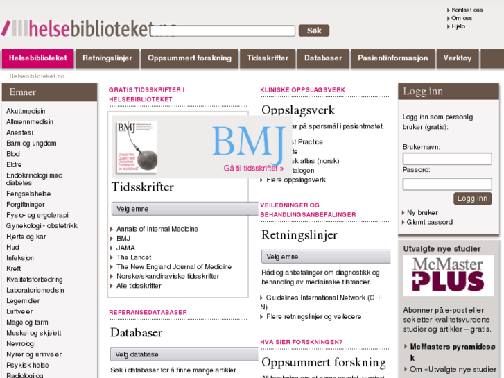 www.helsebiblioteket.no