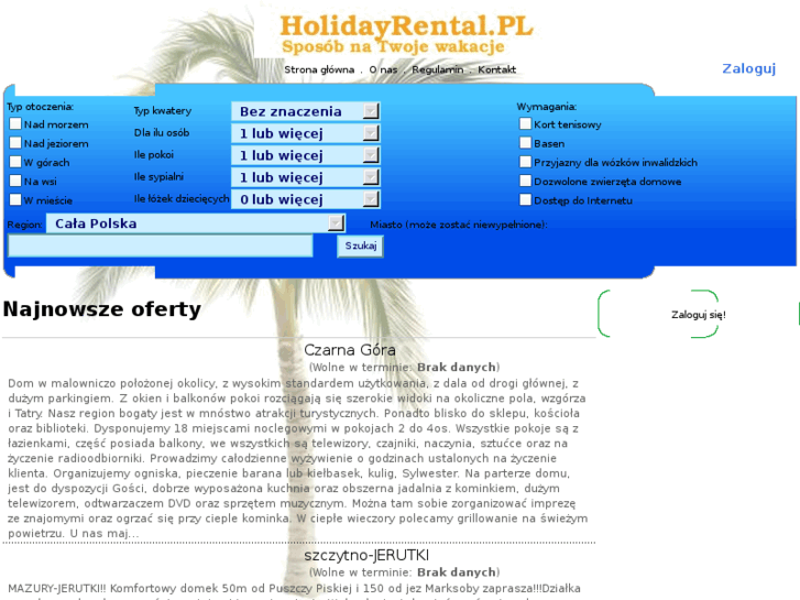 www.holidayrental.pl