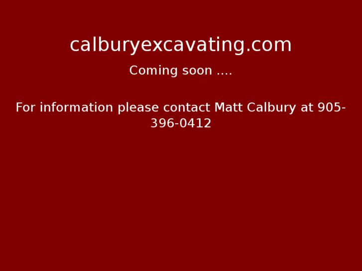 www.calburyexcavating.com