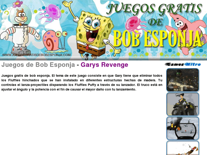 www.juegosgratisdebobesponja.com