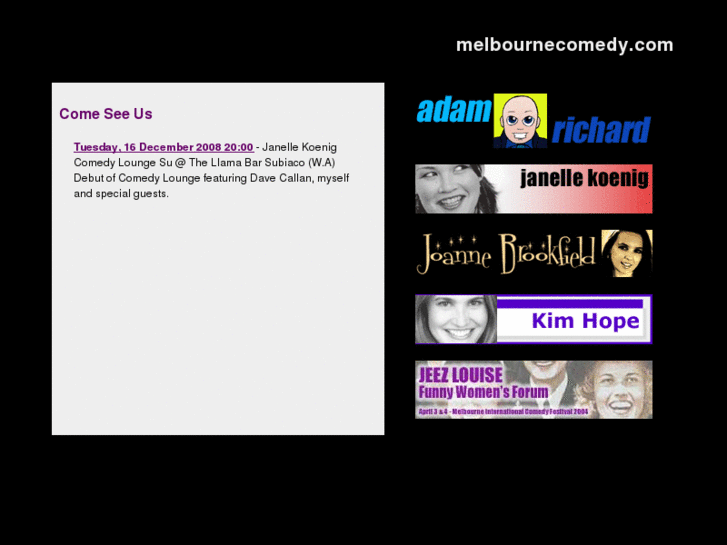 www.melbournecomedy.com