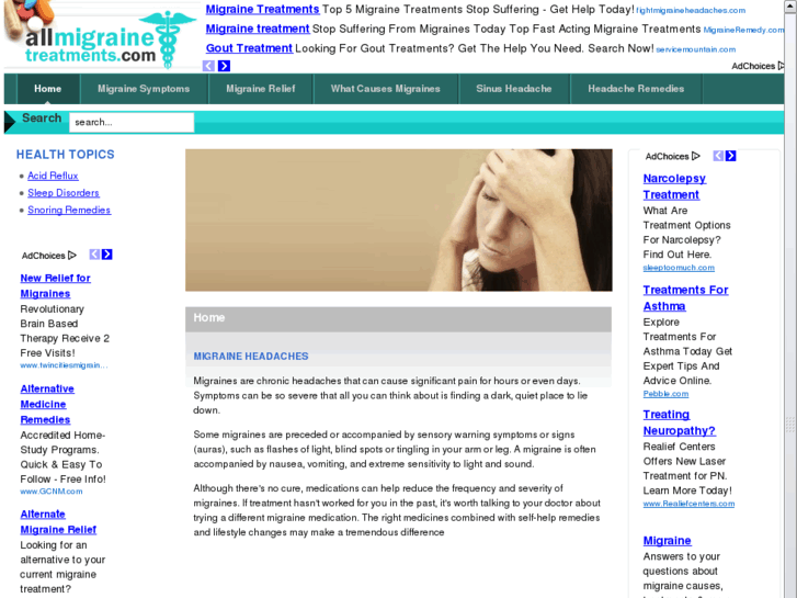 www.allmigrainetreatments.com