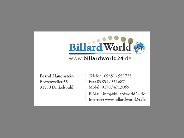 www.billardworld24.de