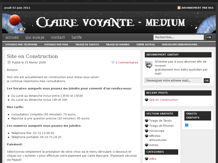 www.claire-voyante.com