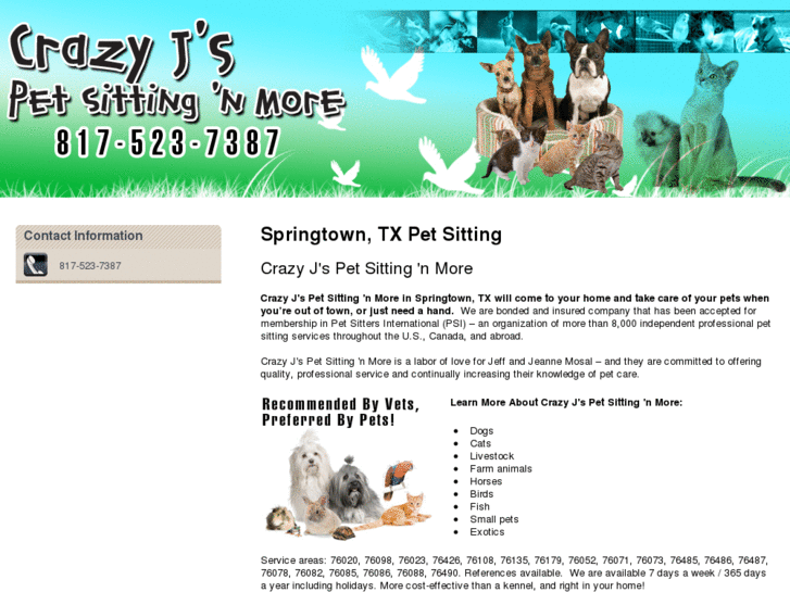 www.crazyjspetsittingandmore.com